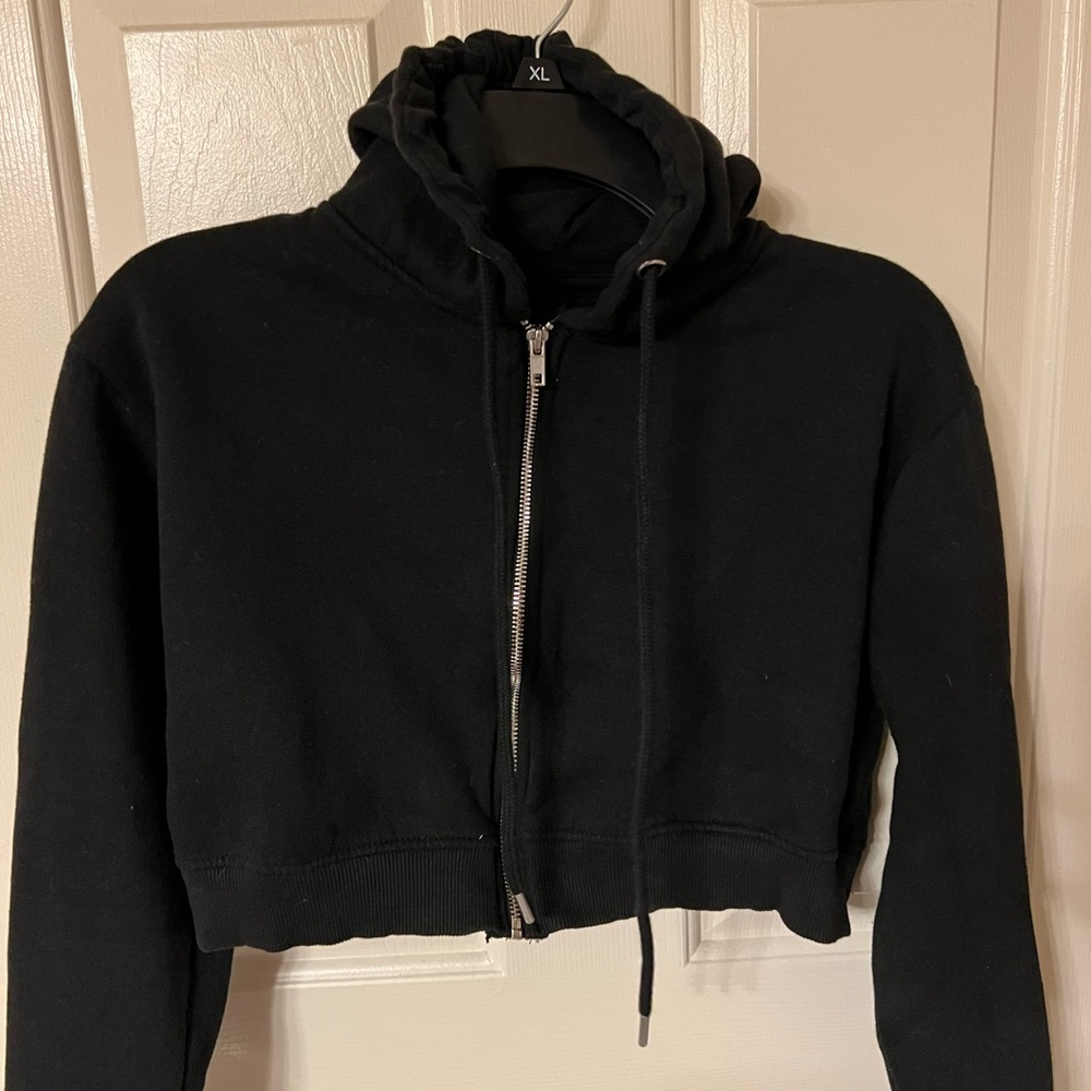 Cropped zip up from pretty little thing